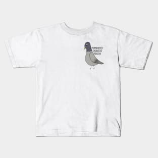 Permanently Exhausted Pidgeon Kids T-Shirt